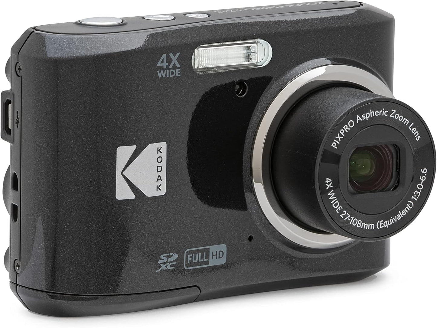 PIXPRO Friendly Zoom FZ45-BK 16MP Digital Camera with 4X Optical Zoom 27Mm Wide Angle and 2.7" LCD Screen (Black)