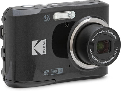 PIXPRO Friendly Zoom FZ45-BK 16MP Digital Camera with 4X Optical Zoom 27Mm Wide Angle and 2.7" LCD Screen (Black)