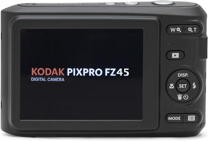 PIXPRO Friendly Zoom FZ45-BK 16MP Digital Camera with 4X Optical Zoom 27Mm Wide Angle and 2.7" LCD Screen (Black)