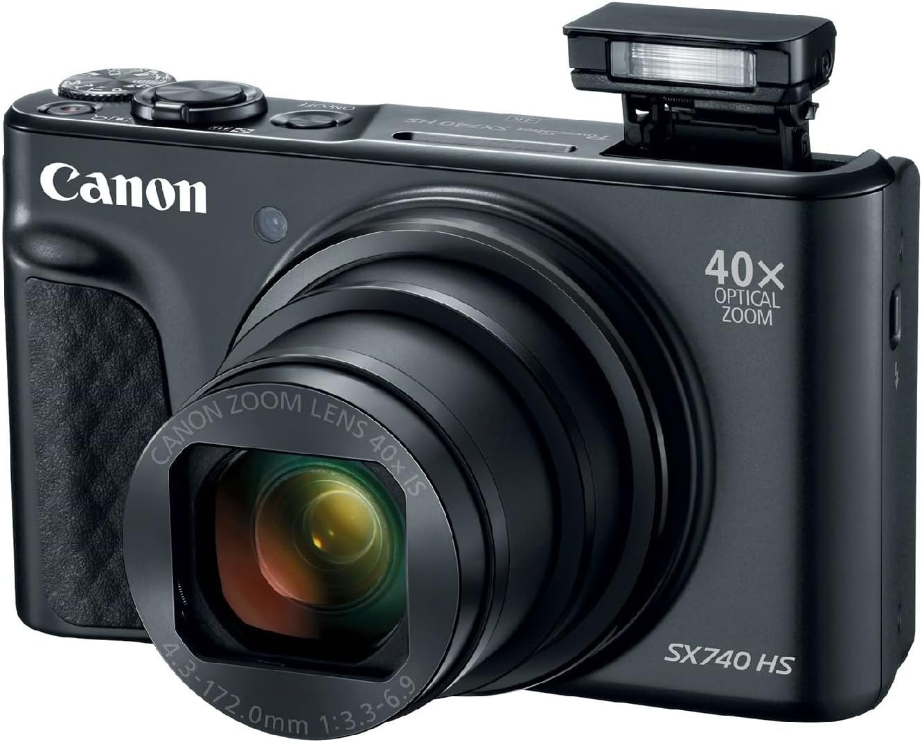Powershot SX740 HS Digital Camera (Black)