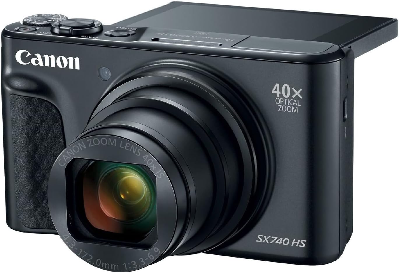 Powershot SX740 HS Digital Camera (Black)