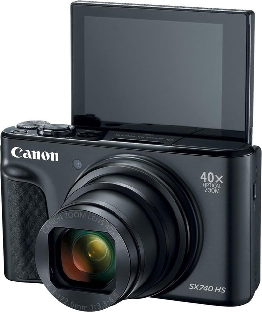 Powershot SX740 HS Digital Camera (Black)