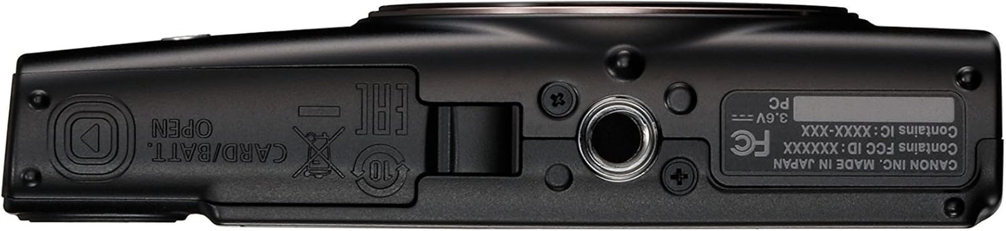 Powershot ELPH 360 Digital Camera W/ 12X Optical Zoom and Image Stabilization - Wi-Fi & NFC Enabled (Black)