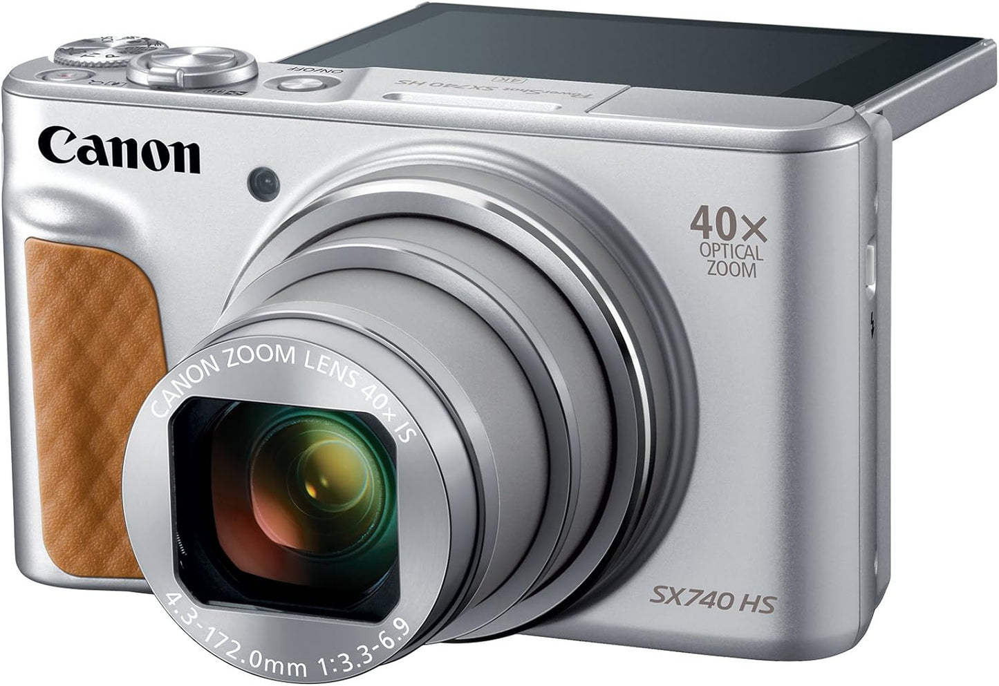 Cameras US Point and Shoot Digital Camera with 3.0" LCD, Silver (2956C001)