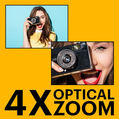 PIXPRO Friendly Zoom FZ45-RD 16MP Digital Camera with 4X Optical Zoom 27Mm Wide Angle and 2.7" LCD Screen (Red)