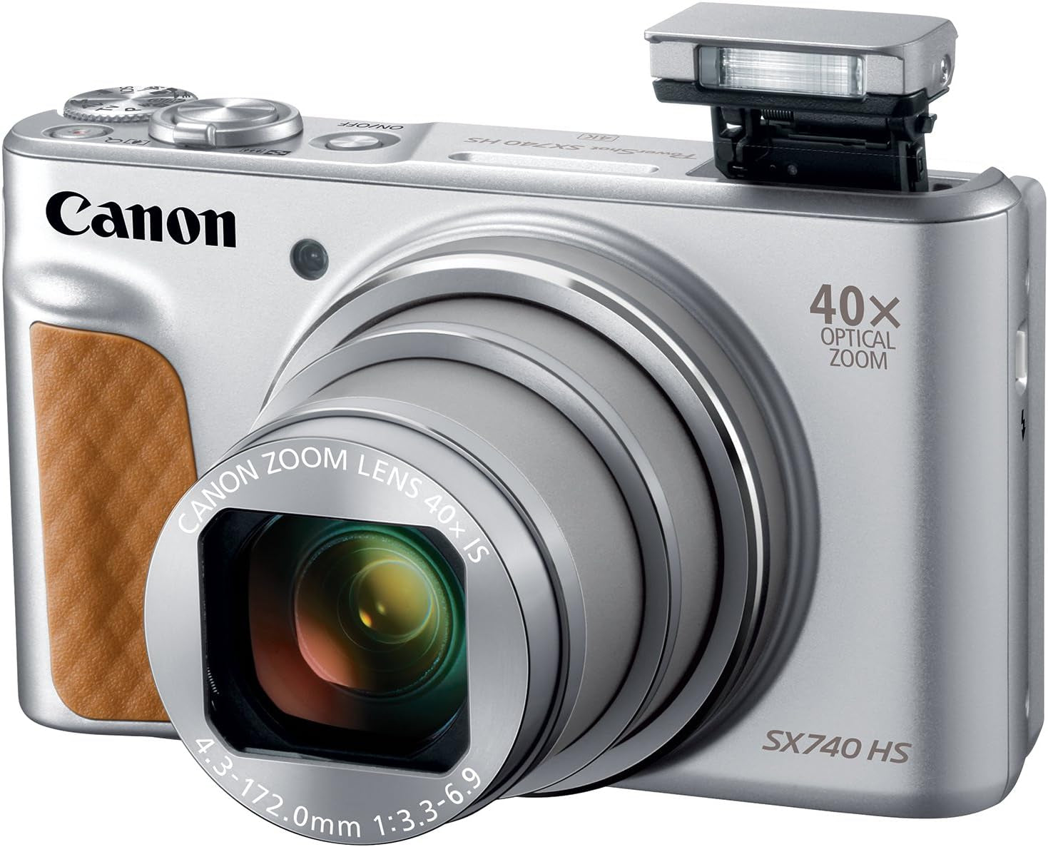 Cameras US Point and Shoot Digital Camera with 3.0" LCD, Silver (2956C001)